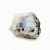 Pandiui23 100 gram 1 doğal ham ay taşı, 6 ila 7 cm, doğal kristal, değerli taş, Reiki çakraları, metafizik denge, ham taş (ay taşı, 100 gram)