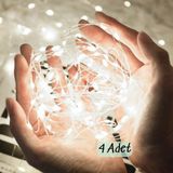 Pandogo Peri Led Çok Amaçlı Dekoratif Aydınlatma Bakır Tel Mekan Parti Aydınlatma 3 Metre - Beyaz