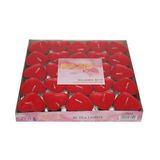 Pandoli 50 Adet Kırmızı Kalpli Tilayt Mum