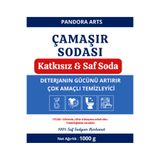 Pandora Arts Çamaşır Sodası , Sodyum Karbonat, Sodamatik Elde Ve Makinede 1 Kg