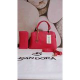 Pandora Bags Vişne Pembe Nubuk Deri Kadın Çanta
