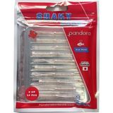 Pandora Shaky Worm 5 cm Lrf Silikon Yem - White Glitter
