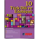 Pandül Yayınları 10. Sınıf Türk Dili ve Edebiyatı Defteri