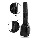 PANDURA MÜZİK Profesyonel 10 Mm Pedli Soft Case Uzun Sap Bağlama Saz Kılıfı Siyah