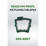 Panel Çit 50X50 Mm Profil Kilitlemeli Kelepçe (200 Adet)