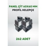Panel Çit 60X60 Mm Profil Kelepçe (262 Adet)