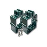 Panel Çit 60x60 MM Profil Kelepçe - Somun + Cıvatalı (262 Adet) (Yeşil)