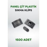 Panel Çit Plastik Sıkma Klips (1500 Adet) - Gri
