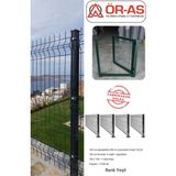 Panel Çit Takım ( 100 cm Yükseklik 10 mt Uzunluk ) ( 100 x 100 Kapı -) - 1-adet - Yeşil