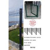 Panel Çit Takım ( 120 cm Yükseklik 10 mt Uzunluk ) ( 120 x 100 Kapı -) - 1-adet - Yeşil