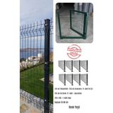 Panel Çit Takım ( 120 cm Yükseklik 20 mt Uzunluk ) ( 120 x 100 Kapı -) - 1-adet - Yeşil