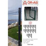 Panel Çit Takım ( 150 cm Yükseklik 30 mt Uzunluk ) ( 150 x 100 Kapı -) - 1-adet - Yeşil