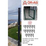 Panel Çit Takım ( 150 cm Yükseklik 35 mt Uzunluk ) ( 150 x 100 Kapı -) - Yeşil - 1-adet