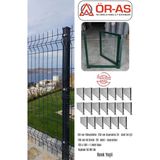 Panel Çit Takım ( 150 cm Yükseklik 50 mt Uzunluk ) ( 150 x 100 Kapı -) - 1-adet - Yeşil