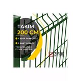 Panel Çit Takımı (Aparatlı) - 200 CM X 250 CM