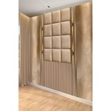 Panel Desenli Tek Parça Tekstil Duvar Kağıdı, 550 x 260