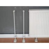 Panel Radyatör (Petek) Yere Montaj Ayağıı 60 Cm 600 Lük İçin 2 Adet (Bir Takım)