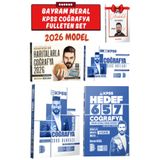 Panem Yayınları Benim Hocam 2026 KPSS Bayram Meral Haritalarla Coğrafya+Ders Notları+Soru Bankası+HEDEF 657 Deneme