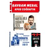 Panem Yayınları Benim Hocam Yayınları 2026 KPSS Bayram Meral Haritalarla Coğrafya+Coğrafya Ders Notları