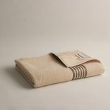 Panemo %100 Pamuk Border Bukle Banyo Havlusu (70x140 cm) - 70 x 140 cm - Bej