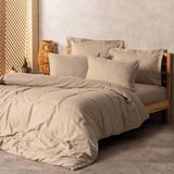 Panemo Plaıd Reaktif Nevresim Takımı - Vizon - 200 x 220 cm