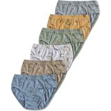 Panfilia %100 Pamuk Erkek Çocuk Slip Külot Iç Çamaşır 6lı Set - 4 - 5 Yaş - Beyaz - Mavi - Yeşil