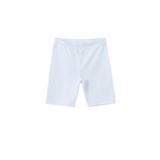 Panfilia %95 Pamuklu Kız Çocuk Likralı Penye Beyaz Kısa Tayt / Etek Elbise Altı Boxer