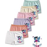 Panfilia Giza Kids %95 Pamuklu Kız Çocuk Süprem Penye Boxer Külot Iç Çamaşır 6lı Set - Pembe - Yeşil - Beyaz - 8 - 9 Yaş