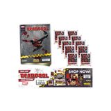 Panini Deadpool Lisanslı Sticker and Card Collection 1 Albüm+ 10 Paket (40 Sticker+10 Kart) set kbestalbmset10