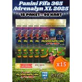 Panini FIFA 365 Adrenalyn XL 2025 Oyuncu Kartı - Futbolcu Kartları - Trading Oyuncu Kartı - 15 Paket