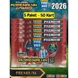 Panini Fıfa 365 Adrenalyn Xl 2026 Premium Kart (5 Paket) - Futbolcu Kartları - Trading Oyuncu Kartı - Fifa Oyuncu Kartı