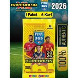 Panini Fıfa 365 Adrenalyn Xl 2026 Trading Kart (1 Paket) - Futbolcu Kartları - Trading Oyuncu Kartı - Fifa Oyuncu Kartı
