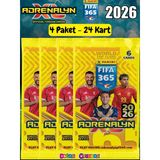 Panini Fıfa 365 Adrenalyn Xl 2026 Trading Kart (4 Paket) - Futbolcu Kartları - Trading Oyuncu Kartı - Fifa Oyuncu Kartı