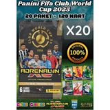 Panini Fıfa Club World Cup 25 Trading Cards (20 Paket) - Fifa Dünya Kupası 2025 Trading Futbolcu Oyuncu Kartı Panini