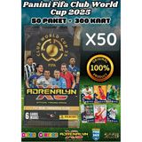 Panini Fıfa Club World Cup 25 Trading Cards (50 Paket) - Fifa Dünya Kupası 2025 Trading Futbolcu Oyuncu Kartı Panini