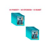 Panini Harry Potter Hogwarts'ta 1 Yıl Sticker Seti 10LU Paket (10'lu Paket= 40 Stciker+ 10 Kart)