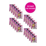 Panini Lisanslı L.O.L LOL Surprise Koleksiyon 20 Paket (100 Stickers) Çıkartma