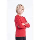 panios kids Erkek Çocuk Basic Düz Renk Uzun Kollu Sweatshirt
