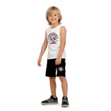 panios kids Tiger Roar Baskılı Erkek Çocuk Askılı Tişört ve Şort Alt-Üst Takım