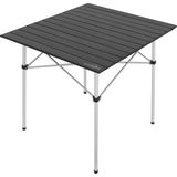 Panipal Outdoor Alüminyum, Katlanabilir Kamp ve Piknik Masası, Omuz Askılı Taşıma Çantasıyla XL - Siyah