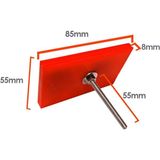 Panjur Arma Kırmızı Zeminli Türk Bayrağı Vidalı Pleksi Izgara Arma Logo - Renkli - 85mm x 55mm