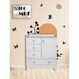 Panjur Beyaz %100 Mdf Bebek&çocuk Şifonyer