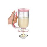 Pankek Hamur Akıtma Pratik Ölçülü Hamur Dağıtıcı Porsiyonlayıcı Pancake Krep Muffin Kolay Dökme Kap