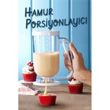Pankek Hamur ve Krema Porsiyonlayıcı, Kolay ve Pratik Dağıtıcı Araç - Altın