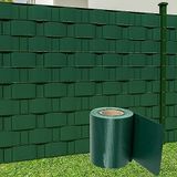PanKor Panel Çit Kapatma Bantları - Yüksek Güvenlik ve Gizlilik için Dayanıklı, Estetik Koruma Çözümü - Toz, Rüzgar ve Ses Engelleyici, Kolay Montajlı - 50 metre (Yeşil, 7cm)