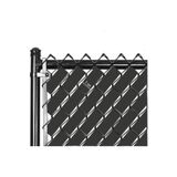 Pankor PVC Çit Gizlilik Bandı 5 cm x 50 m Antrasit | UV Dayanımlı Örgü Tel ve Panel Çit Kapatma Şeridi