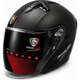 Panleo Açık Kask Güneş Vizörlü - Mat Siyah