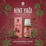Panlife Hint Yağı 10 ml Soğuk Sıkım – %100 Saf ve Doğal Castor Oil | Cilt & Saç Bakım Yağı