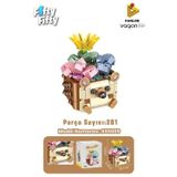 Panlos Mini Potted Plant Serisi Ayı Figürü 281 Parça Oyuncak Yapım Seti -FFP655009