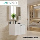 Pano Compact Asma Banyo Dolabı 60 cm Beyaz